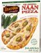 naan pizza spinach & paneer cheese