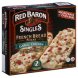 Red Baron singles pizzas french bread, garlic chicken Calories