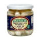 white garlic in extra virgin olive oil, imported whole cloves