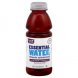 Fresh & Easy essential water vitamin enhanced, acai blueberry pomegranate Calories