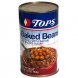 baked beans seasoned with bacon and brown sugar