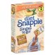 Snapple singles to go! tea drink mix low calorie, peach Calories