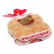 hamburger buns enriched seeded, pre-priced