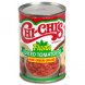 Chi-Chis fiesta diced tomatoes and green chilies Calories