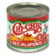 Chi-Chis fiesta red jalapenos wheels Calories