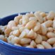 beans, small white, mature seeds, cooked, boiled, without salt