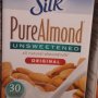 Silk unsweetened almond milk (new) Calories