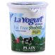 yogurt fat free, plain, unsweetened