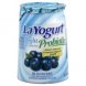 probiotic blended nonfat yogurt blueberry, light
