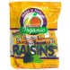 organic raisins, california sun-dried, mini-snacks