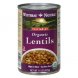 Westbrae Natural lentils organic Calories