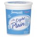 yogurt nonfat, light, plain
