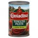 tomato paste product with italian herbs