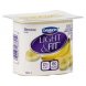 light & fit yogurt nonfat, banana flavor