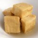 tofu, salted and fermented (fuyu), prepared with calcium sulfate