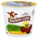 Brown Cow low fat 8oz black cherry Calories