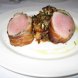veal, loin, separable lean only, cooked, roasted