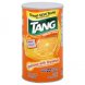Tang orange flavor drink mix Calories