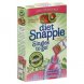 Diet Snapple kiwi strawberry Calories