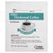 thickened coffee decaffeinated, nectar consistency