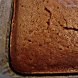 cake, gingerbread, prepared from recipe