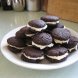 cookies, chocolate sandwich, with creme filling, special dietary