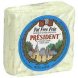 President feta cheese, fat free Calories