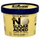 ice cream lowfat, no sugar added, country vanilla flavored