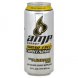 AMP ENERGY lightning energy supplement low calorie, sugar free, shock of lemonade flavor Calories
