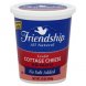 Friendship cottage cheese lowfat, no salt added Calories
