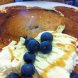 pancakes, blueberry, prepared from recipe