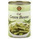 CVS gold emblem green beans cut Calories