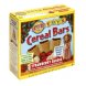 Earths Best strawberry banana cereal bars earth 's best tots/cereal bars Calories