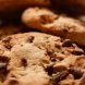 cookies, chocolate chip, prepared from recipe, made with butter