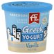 yogurt greek, vanilla