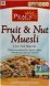 muesli low fat, fruit & nut