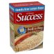 Success boil-in-bag brown rice whole grain, precooked Calories