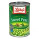 Libbys sweet peas Calories