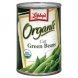 organic green beans cut