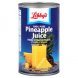 Libbys juice pineapple, 100% pure Calories