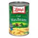 Libbys wax beans tender young cut Calories