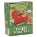 Pacific Foods natural foods - organic diced tomatoes Calories