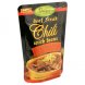Pacific Foods natural foods chili with bean s, beef steak Calories