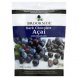 acai with blueberry, dark chocolate