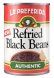black beans refried, authentic