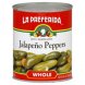 jalapeno peppers whole, hot