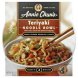 Annie Chuns, Inc noodle bowl teriyaki with tofu, carrot and spinach topping Calories