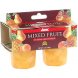 mixed fruit snack cups, extra light syrup