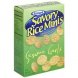 savory rice minis crisp crackers sesame garlic