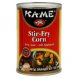 KA-ME stir-fry corn pre-cut Calories